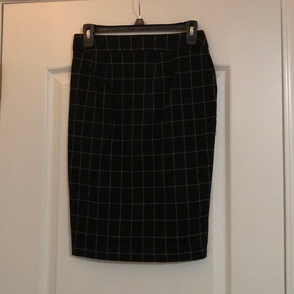 Knee length pencil skirt